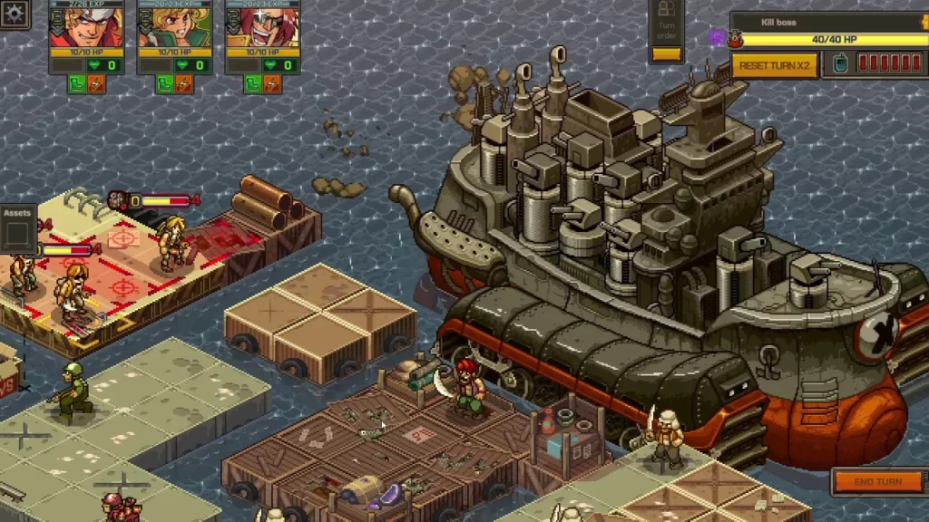 Recensione Metal Slug Tactics: Nave