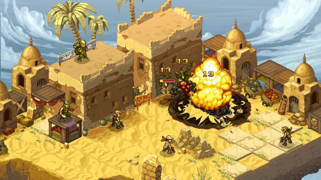 Recensione Metal Slug Tactics: Esplosioni