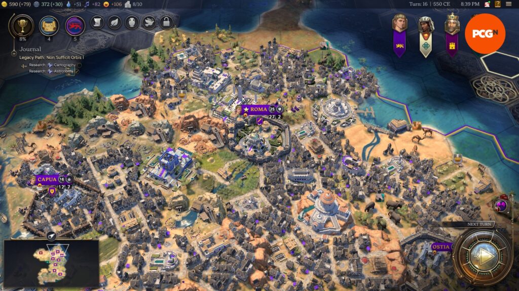 Civilization 7 Recensione: Roma